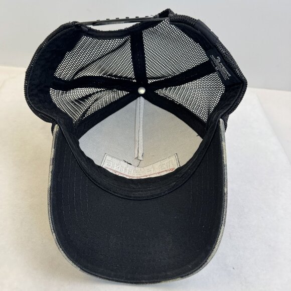 13 Fishing Camo Trucker Hat Snapback Cap Mesh Back Curved Brim Adjustable OSFM - Picture 7 of 11
